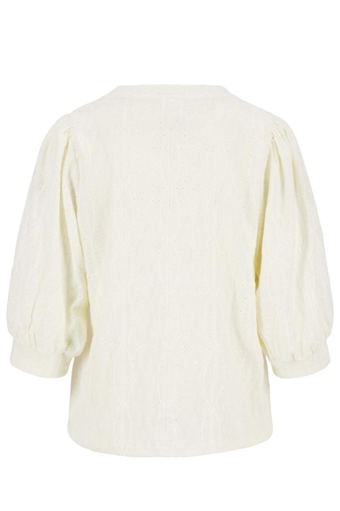 TOP VAN BRODERIE 0304 124 1007 OFF WHITE